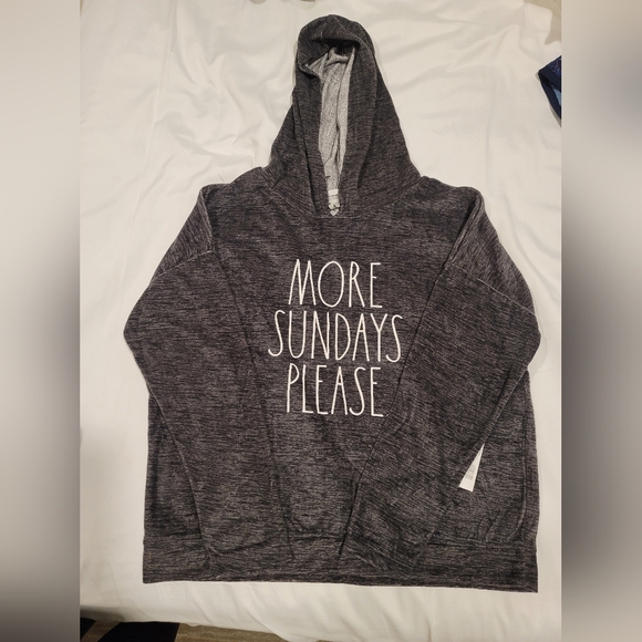 RAE DUNN Sweat Shirt Hoodie for Women| Gray Color| M Size| NWT - Picture 5 of 5